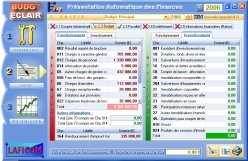 Ecran de saisie des données